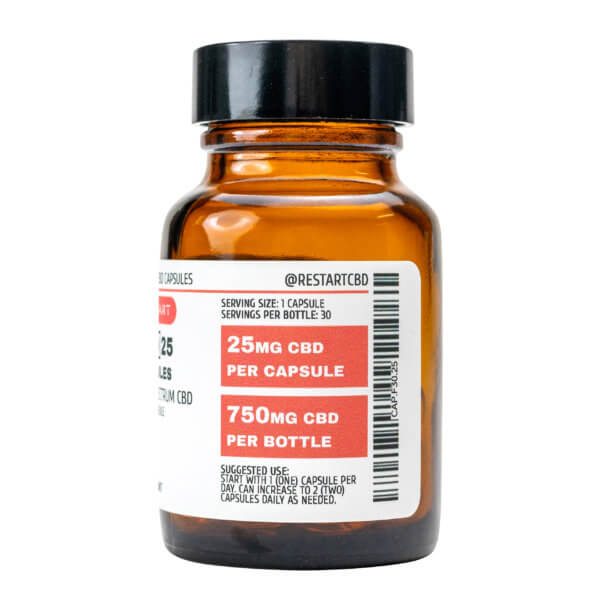 restart cbd capsules serving size