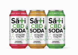 Organic Sati CBD Soda featured at Restart CBD Austin TX