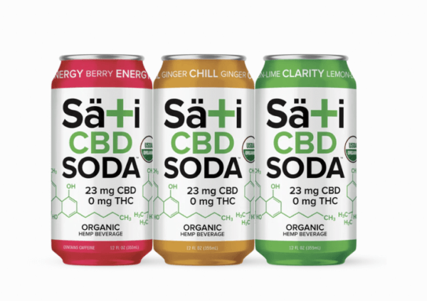 Organic Sati CBD Soda featured at Restart CBD Austin TX