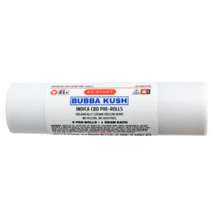 CBD_BubbaKushPreRolls_6ct_RESTART_CBD_AUSTIN_TX_1