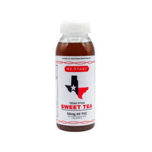 Delta 9 Texas Sweet Tea Beverage from RESTART CBD THC in Austin Texas