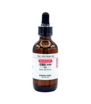 full spectrum cbd 100mg_ml 60ml bottle- restart cbd, austin texas front