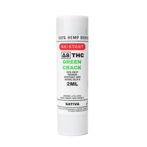 green_crack_2ml_delta_8_d8_vape_austin_Texas_Restart