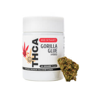 gorilla_glue_14_gram_thca_Restart_cannabis_austin_Texas