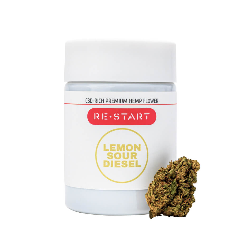 CBD Flower Lemon Sour Diesel (H) 14g RESTART CBD AUSTIN