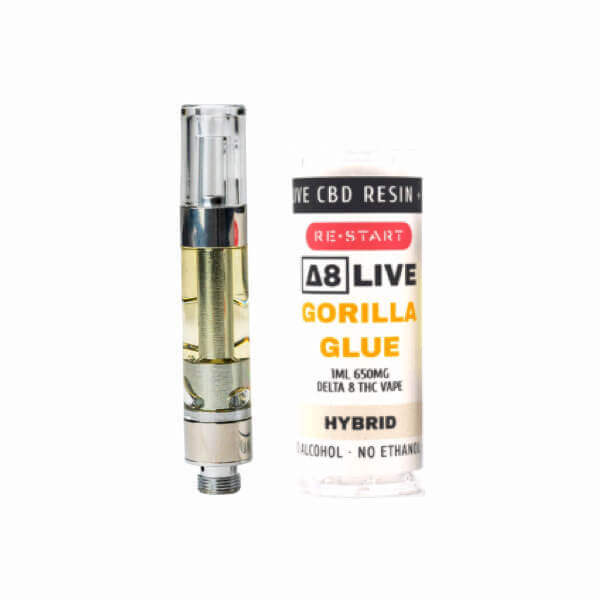 Delta 8 THC Live Resin Vape Cartridge RESTART 1 Dispensary