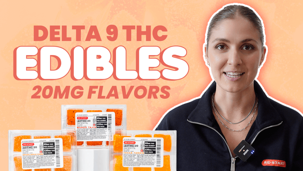 delta 9 thc edibles: 20mg flavors RESTART cannabis