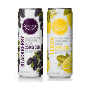 Wyld CBD Sparkling Water featured at Restart CBD in Austin TX