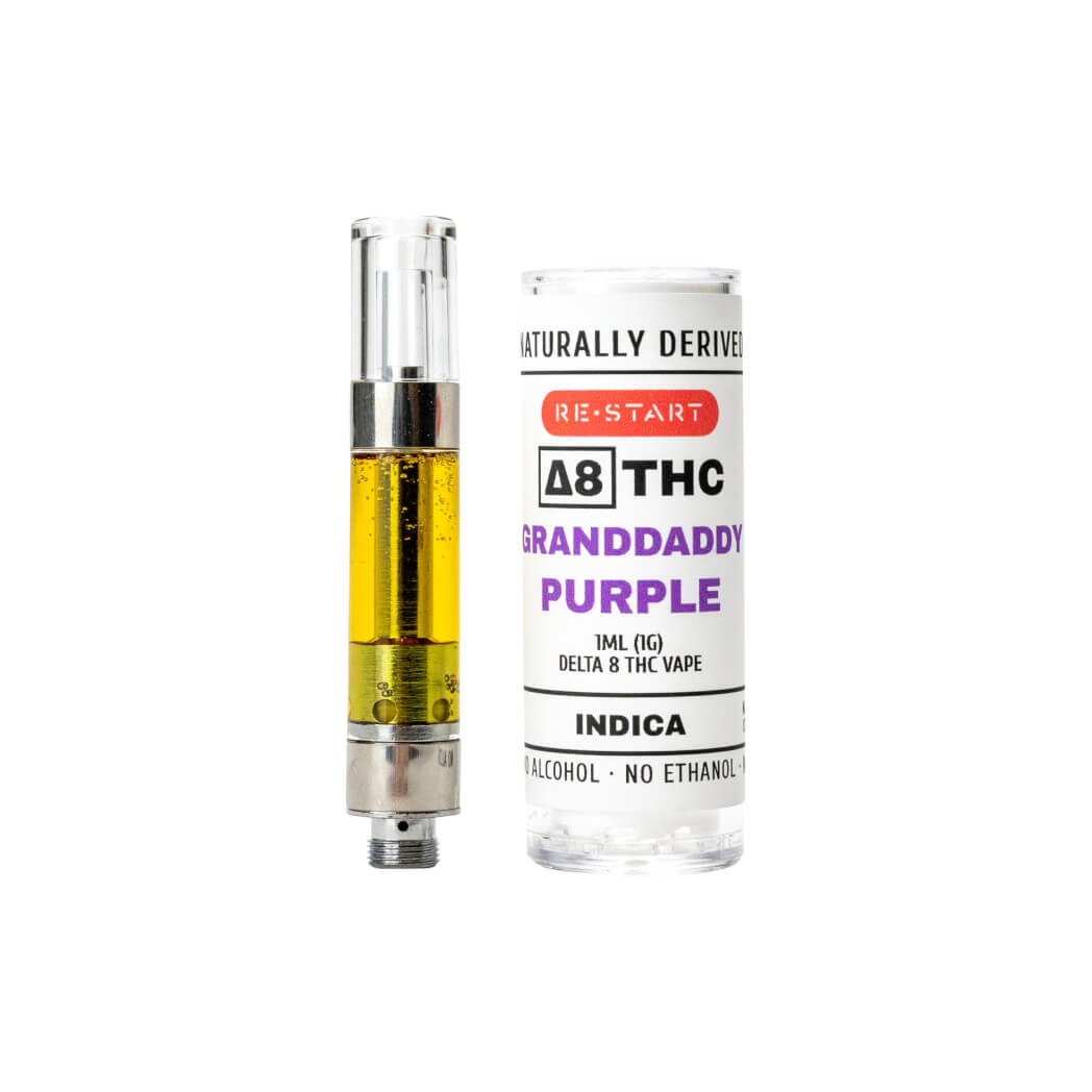Delta 8 Vape Cart (I) Granddaddy Purple 1mL Live Resin