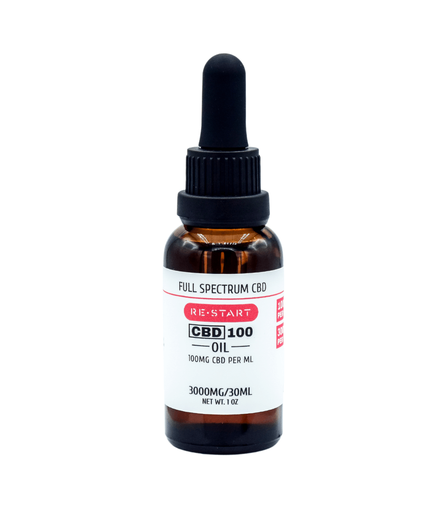 RESTART CBD Oil 3000mg (100mg/mL) Full Spectrum