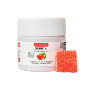 Delta 9 THC 20MG Gummies  Sour Watermelon