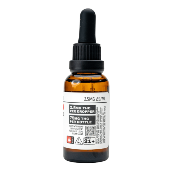 Delta 9 THC Oil 75mg 30mL Microdose - Image 2