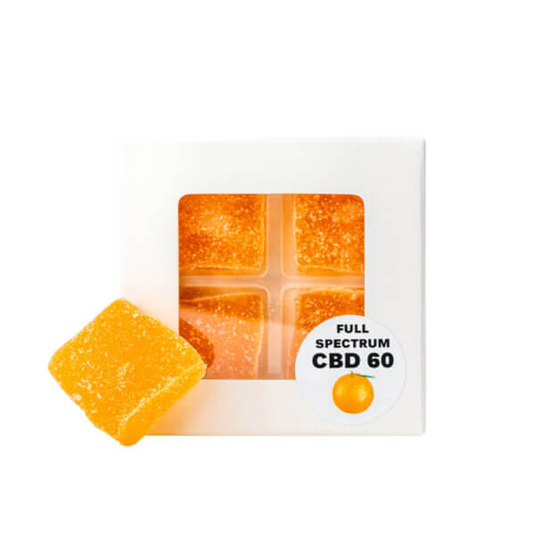 CBD Full Spectrum Hemp Gummies 60mg Texas Orange - Image 3