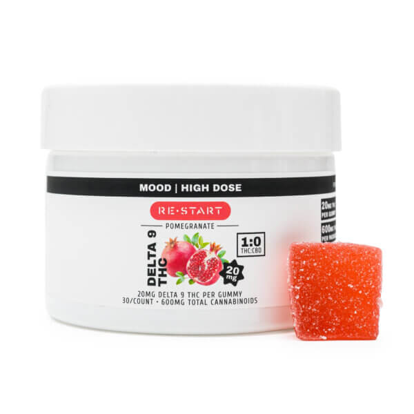 Delta 9 THC 20mg Gummies - Pomegranate - Image 2