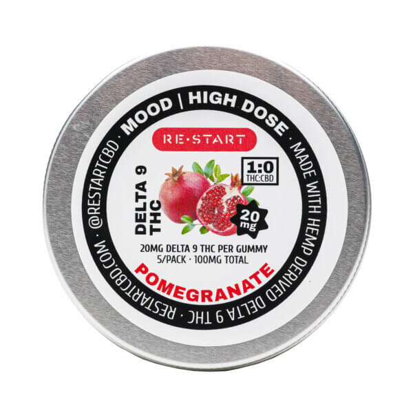 Delta 9 THC 20mg Gummies - Pomegranate - Image 3