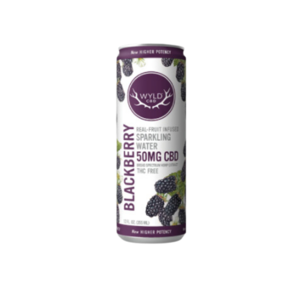 Wyld CBD Sparkling Water 50mg 12oz - Image 3