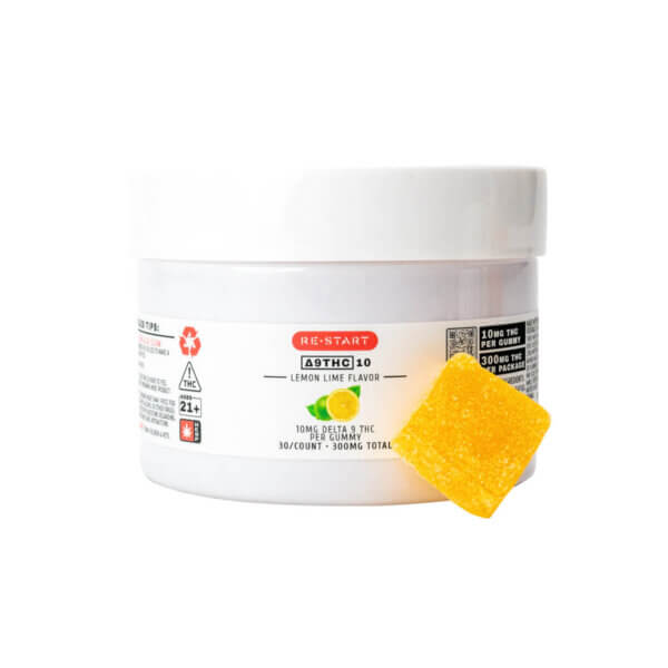 Delta 9 THC 10mg Gummies - Lemon Lime - Image 2