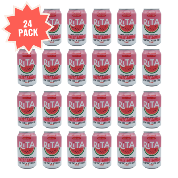 RESTART Rita Delta 9 THC CBD 10mg Seltzer Sweet Sandia Watermelon 12oz - Image 3