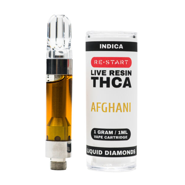 THCA Vape Cart Purple Afghani 1mL (Indica) Live Resin