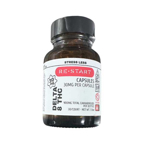 Delta 8 THC 30mg Capsules 30-ct (Reg. Price $44.99)