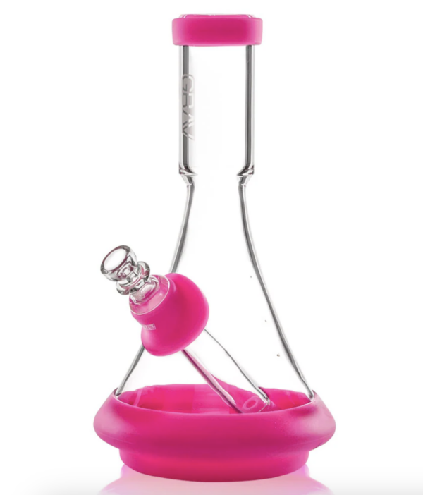 GRAV DECO Beaker in Silicone - Pink (In-Store) “Free Banger Bowl" - Image 2