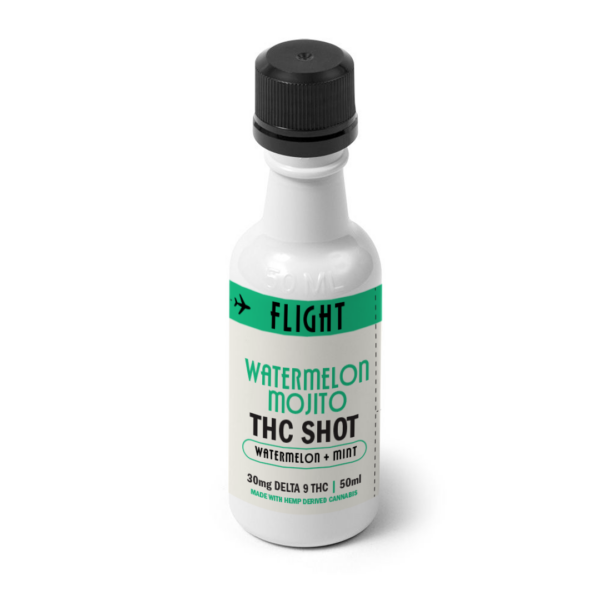 Flight Elixir Delta 9 THC 30mg Mocktail Shot - Watermelon Mojito - Image 2