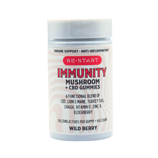 CBD Immunity Mushroom Gummies Wild Berry (Better Sleep)