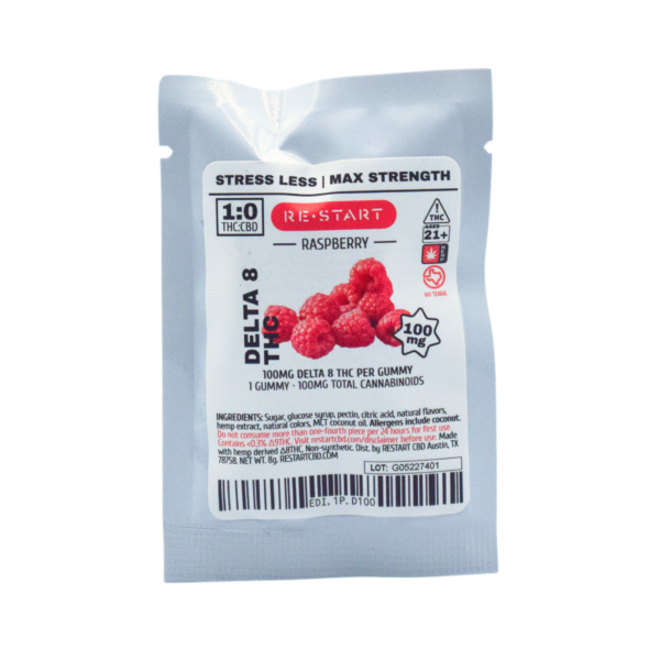 Delta 8 THC 100mg Gummies 1-ct - High Strength