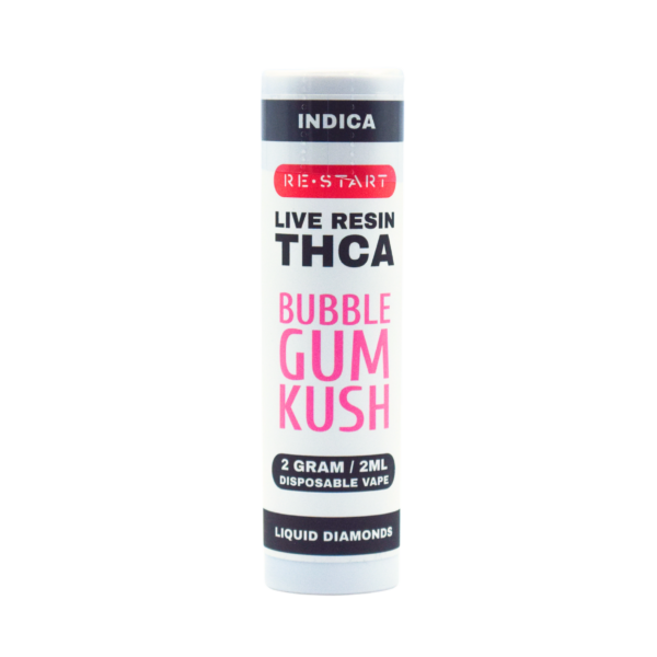 THCA Disposable Bubblegum 2mL (Indica) Live Resin