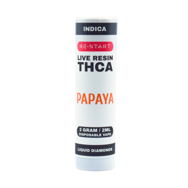 THCA Disposable Papaya 2mL (Indica) Live Resin