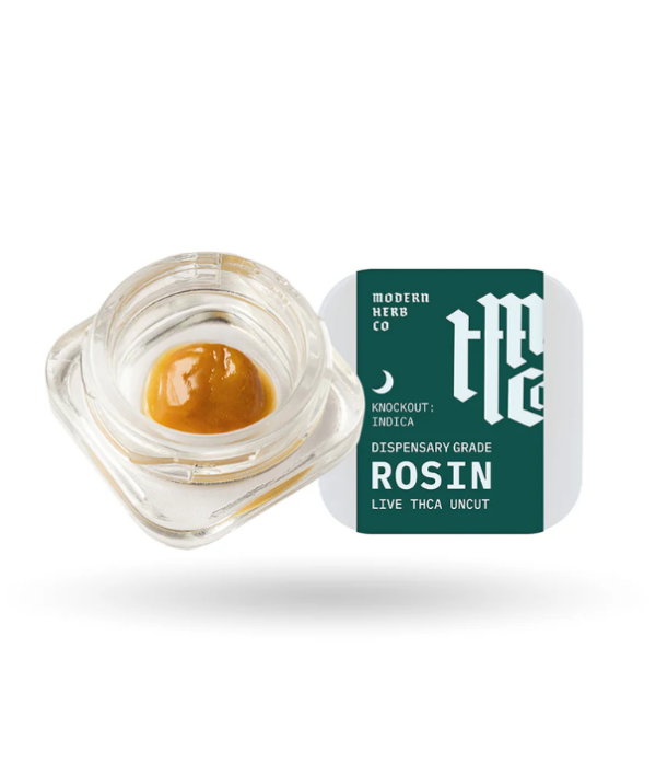 THCA Uncut 100% Live Rosin Concentrate 1G GMO (Indica)