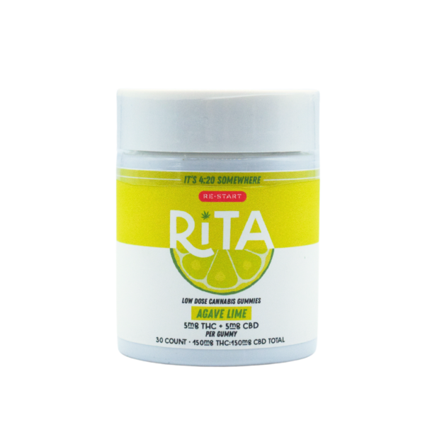 RESTART Rita Delta 9 THC CBD 10mg  Gummies Agave Lime