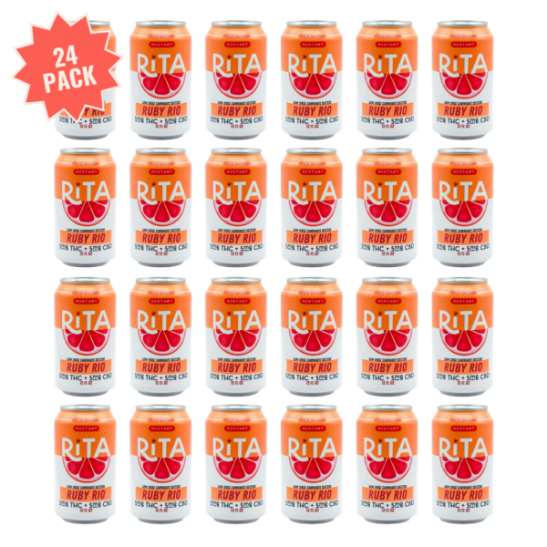 RESTART Rita Delta 9 THC CBD 10mg Seltzer Ruby Rio 12oz - Image 3