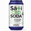 Sati Organic CBD Soda 12oz Huckleberry Vanilla