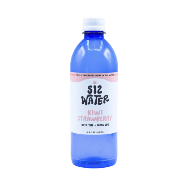 Delta 9 THC 512 Water D9 10mg + CBG 10mg Kiwi Strawberry 16.9oz