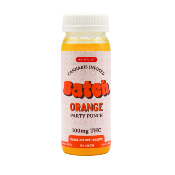 RESTART Batch 100mg Delta 9 THC Party Punch 4oz Orange