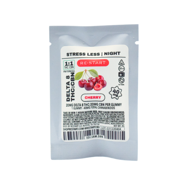 Delta 8 THC CBN 40MG Gummy Cherry (1-ct)