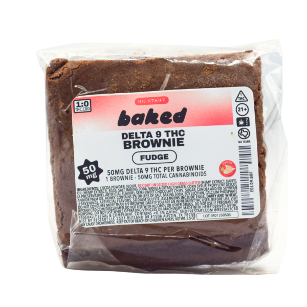 Delta 9 THC 50mg Cakey Brownie