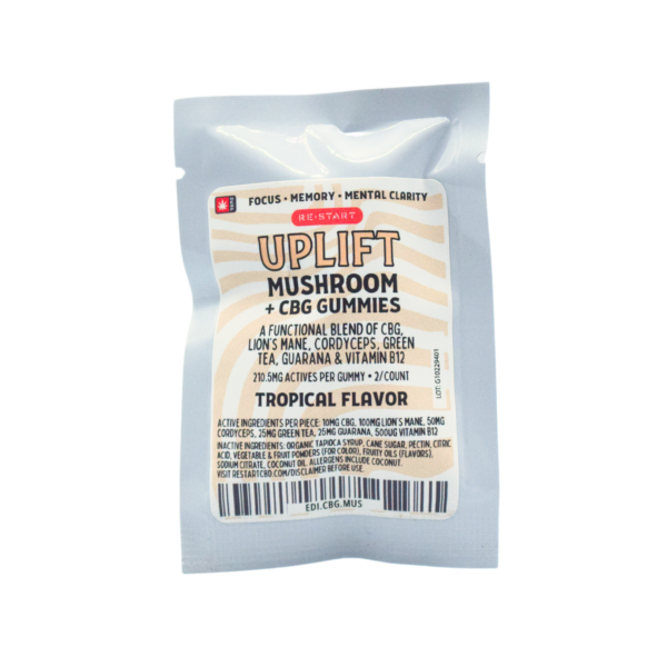 CBG Focus Mushroom Gummies 2-ct