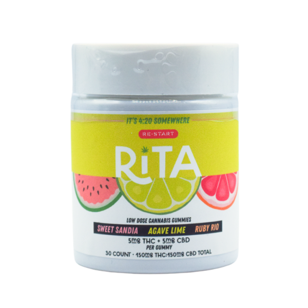 RESTART Rita Delta 9 THC CBD 10mg Gummies Variety Pack 30-ct