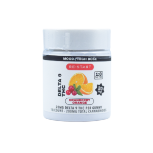 Delta 9 THC 20mg Gummies Cranberry Orange