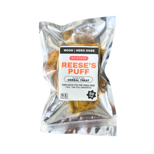 Delta 9 THC 50mg Reeses Puff Cereal Treat 1-ct