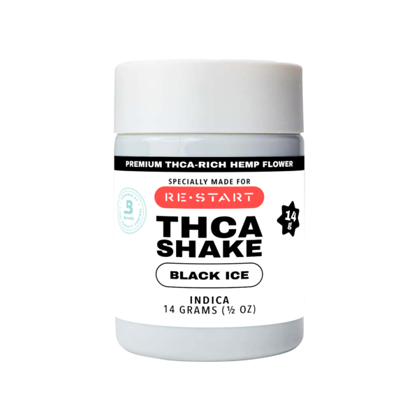 THCA Flower Shake Black Ice 14G ( Indica)