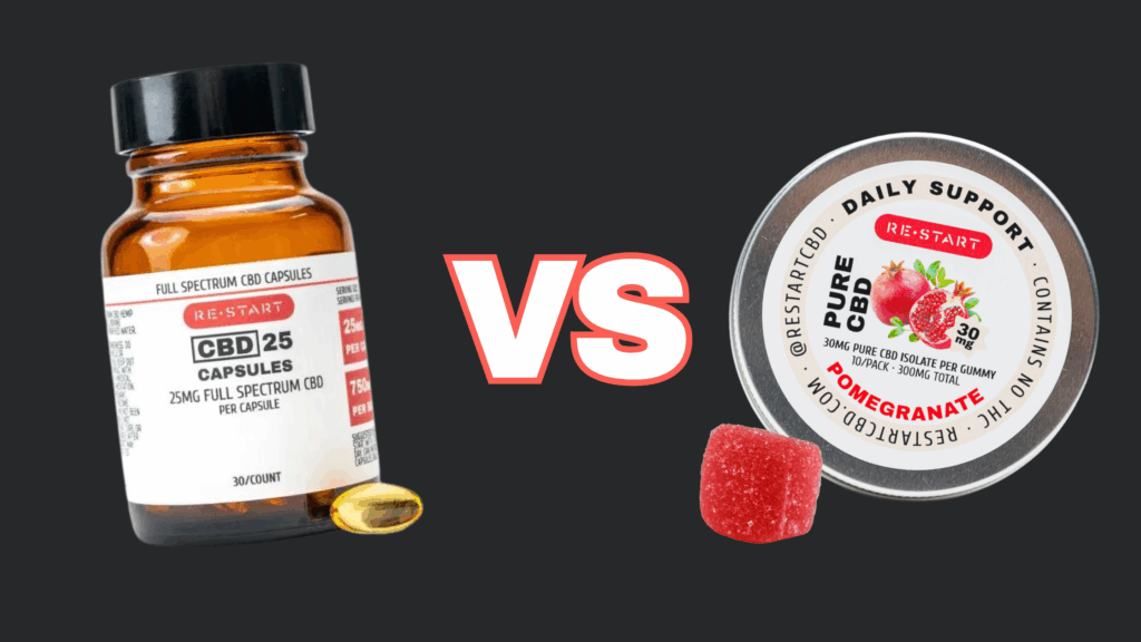 cbd capsules vs cbd gummies restart cbd thc austin texas