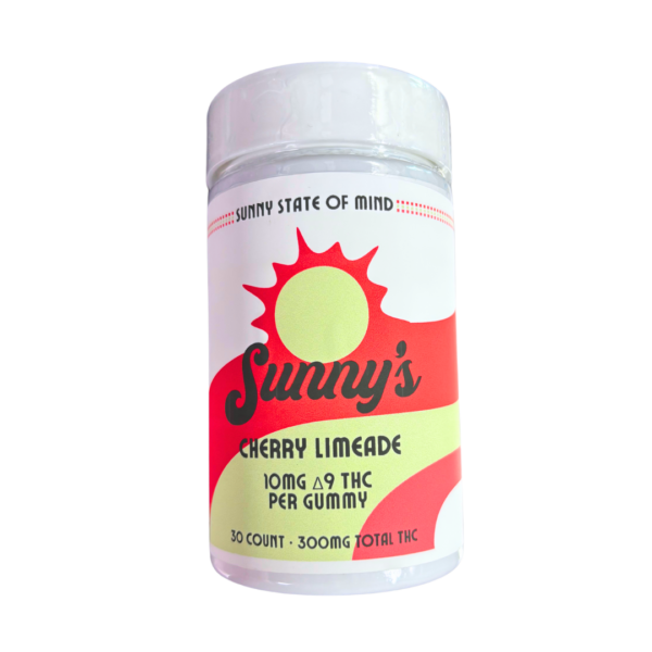 Sunny’s Delta 9 THC 10mg Cherry Limeade Gummies