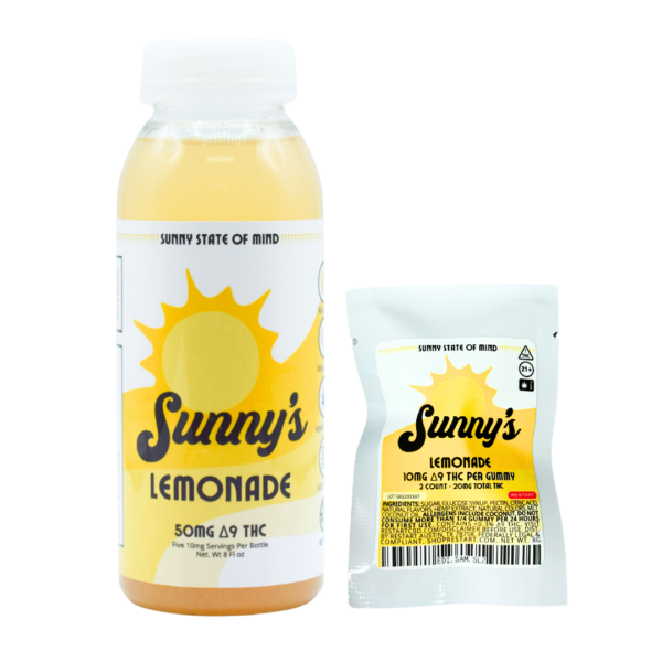 Sunny’s Delta 9 THC Lemonade + THC Gummies Duo Bundle
