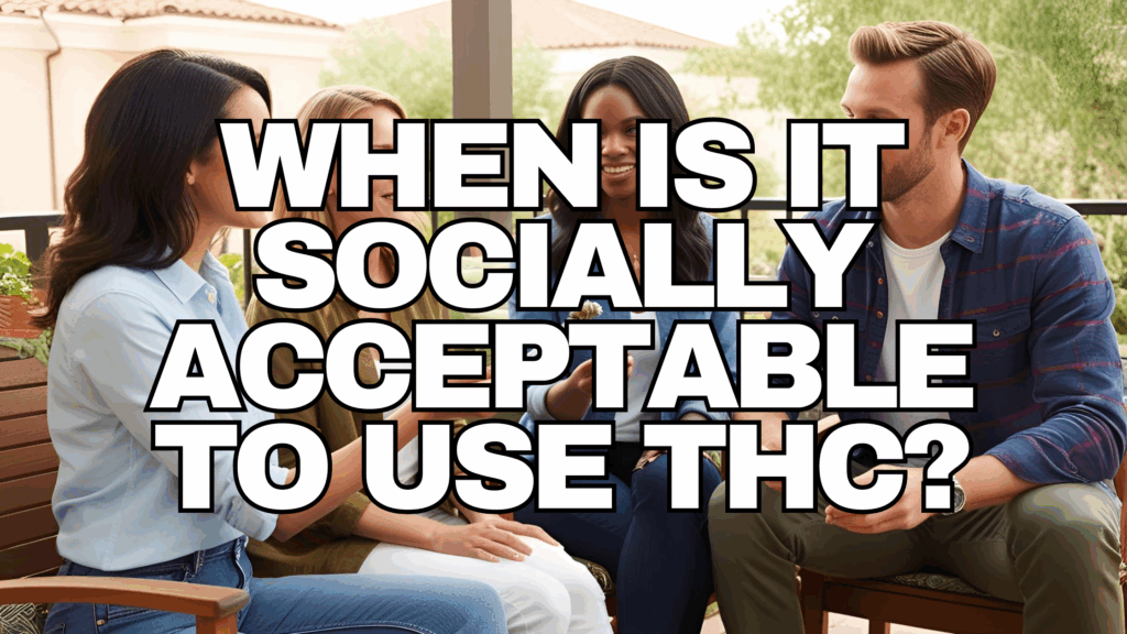 when is it socially acceptable to use thc - RESTART CBD