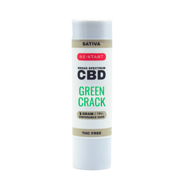 Broad Spectrum CBD Disposable (S) Green Crack 1mL NO THC