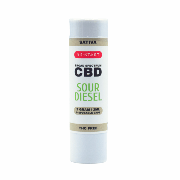 CBD Vape Disposable (S) Sour Diesel 2ml NO THC
