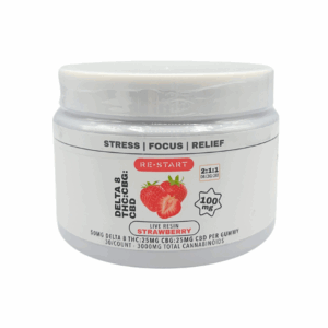 Live Resin Delta 8 THC CBG CBD 100mg Gummies